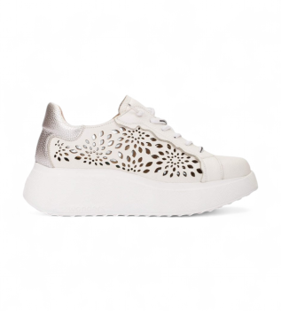 Leder Turnschuhe Roma 41 wei�