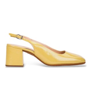 Leder Schuhe Anila 01 Gelb
