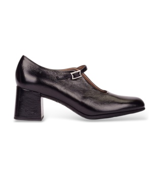 Schuhe aus Leder ELIA 03 Schwarz Schwarz