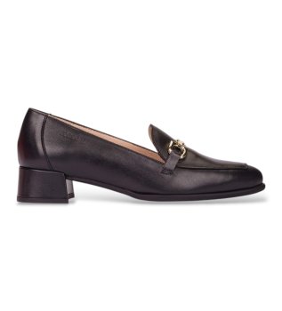 Alondra 30 Black Leather Loafers
