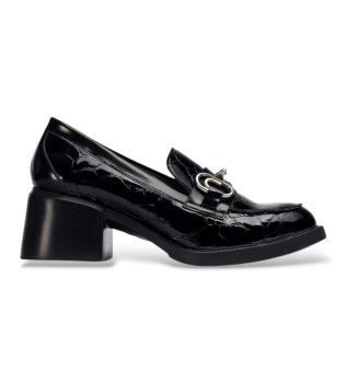 Mocassins de Couro Chuck Preto