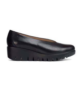Fly l�derloafers svart