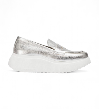 L�dermockasiner Estela silver