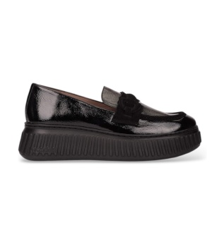 Mocasines de Piel XFLY 03 Negro