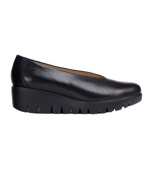 Mocassini Fly in pelle nera 