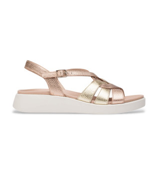 Sandales en cuir Paterna bronze