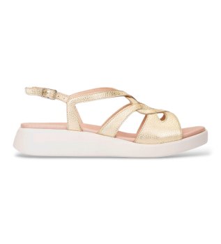 Golden Breeze Leather Sandals