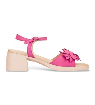 Sandales en Cuir Moai 02 Rose