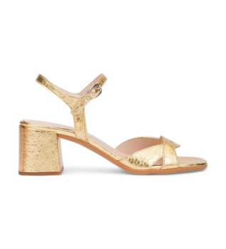 Sandalias de Piel Estela 01 dorado