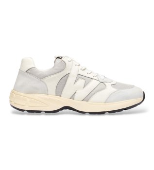 Baskets en Cuir Elian blanc