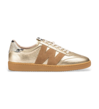 Golden Nubia Leather Sneakers