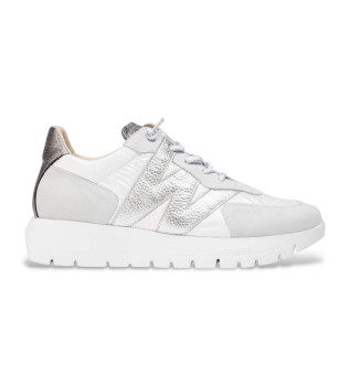 Oslo lderskor vit, silver