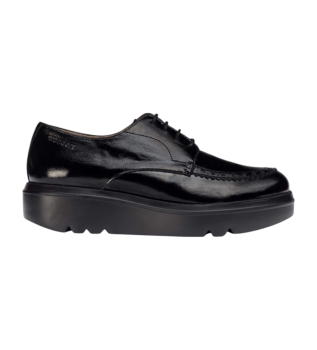 Zapatos blucher de piel Lee Negro