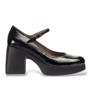 Zapatos De Piel Lady Negro