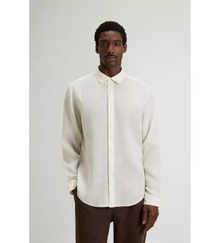 White linen shirt