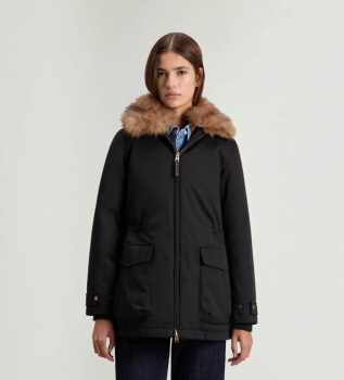 Chaqueta Faux Fur Field negro