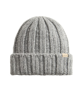 Chunky grey beanie