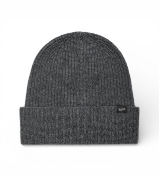 Grey wool blend hat