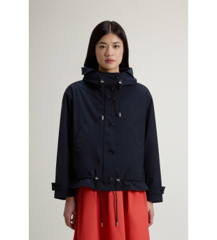 Parka corto Urban Touch blu navy