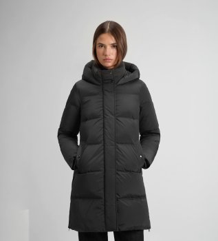 Piumino Kelly lungo nero