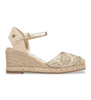 Espadrilles 145338 douradas