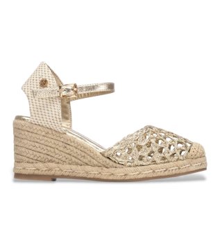 Espadrillas dorate 145339