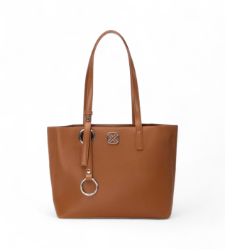 Sac  main 184446 marron