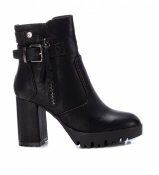 140650 botas de tornozelo preto - altura do calcanhar 9cm