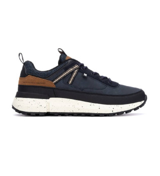 Baskets en cuir 144731 navy