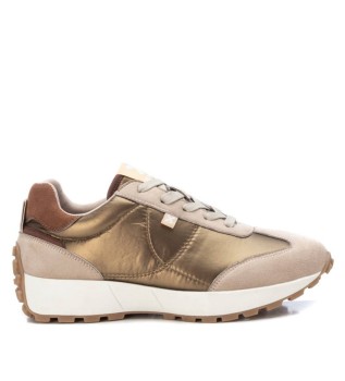 Zapatillas combinadas dorado