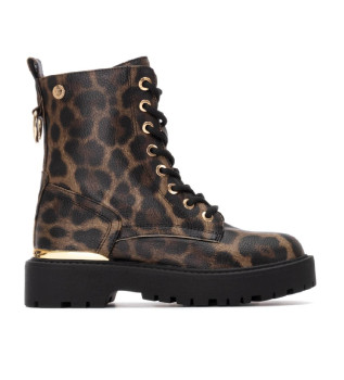 Buty za kostkę 151343 brązowe