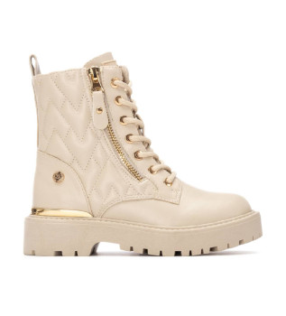 Buty za kostkę 151344 beżowy