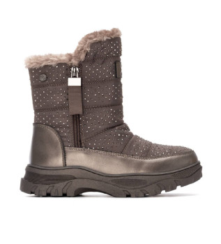 Buty za kostkę 151382 złote