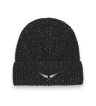 Dark grey Embroidered Cap