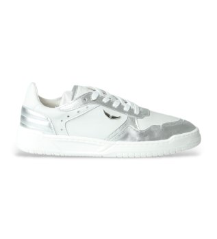 Silver casual shoes