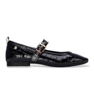 Sapatilhas de Pele 162562 preto