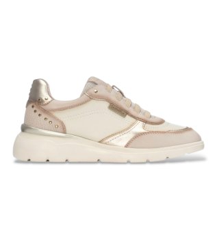 Beige 164219 Leather Sneakers