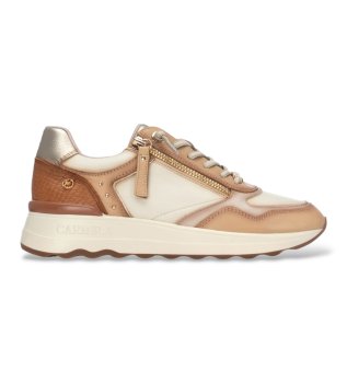 Beige Leather Sneakers 164221