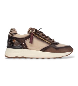 Brown Leather Sneakers 164221