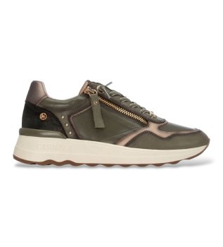 Green Leather Sneakers 164221