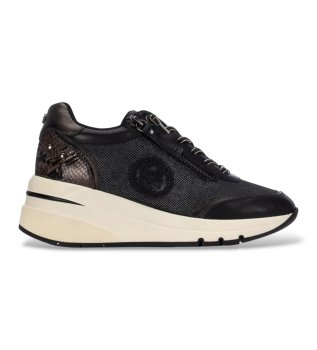 Black Leather Sneakers 164228