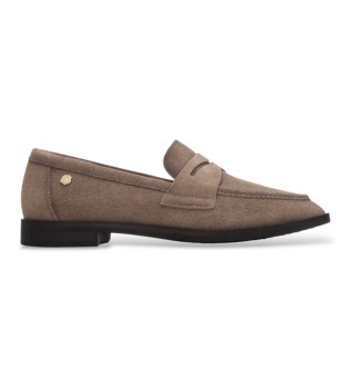 Mocassins de Pele 164290 taupe