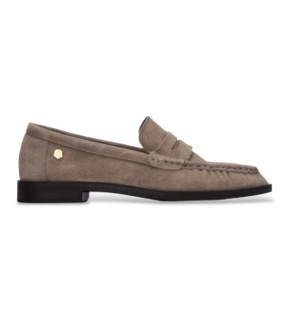 Mocassins de Pele 164389 taupe