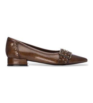 Sapatos de Pele 164397 taupe