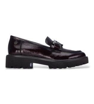 Mocassins 146258 bordeauxrood