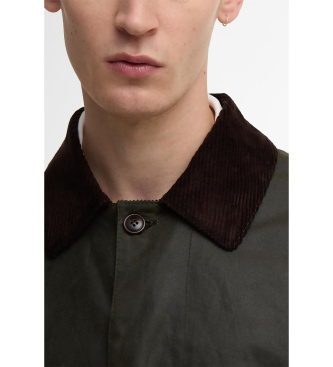 Baracuta Barbour x Baracuta Tyne Waxed Coat temno zelena