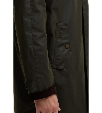 Baracuta Barbour x Baracuta Tyne Waxed Coat temno zelena