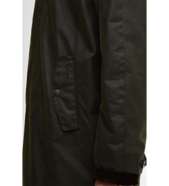 Baracuta Barbour x Baracuta Tyne Waxed Coat temno zelena