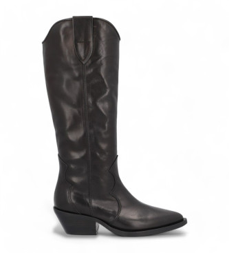 Alpe Holly Lederstiefel schwarz