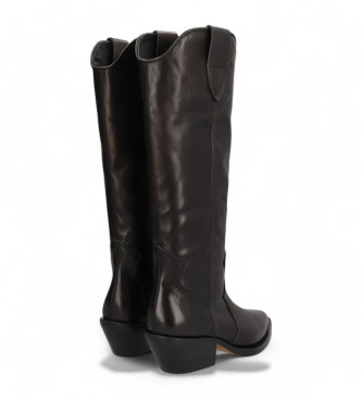 Alpe Bottes en cuir Holly noir